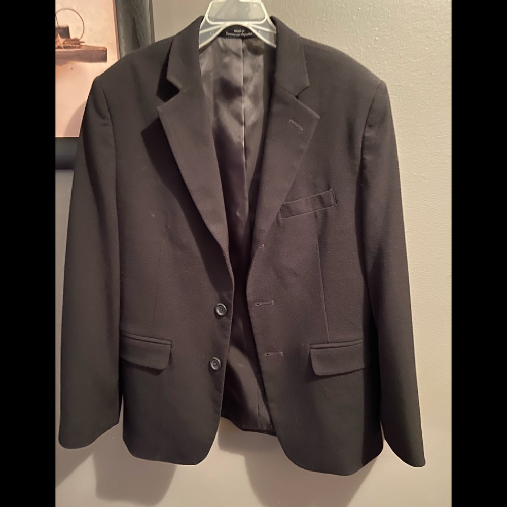 Calvin Klein Black boys suit jacket size 12 reg